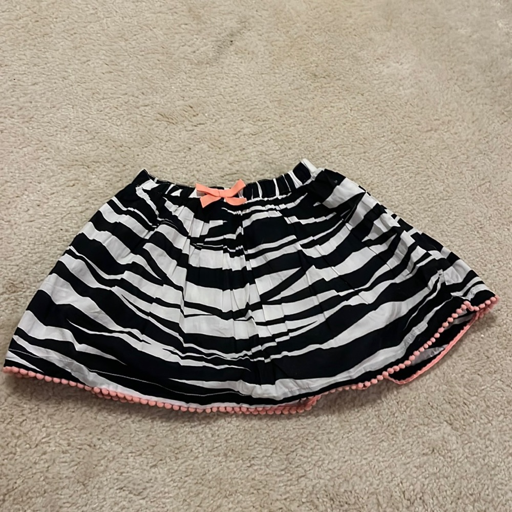 Zebra print skirt size 7 gymboree